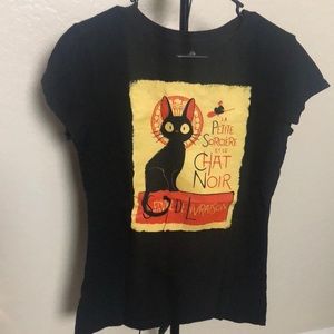 La petite Sorciere et le chat noir T-Shirt